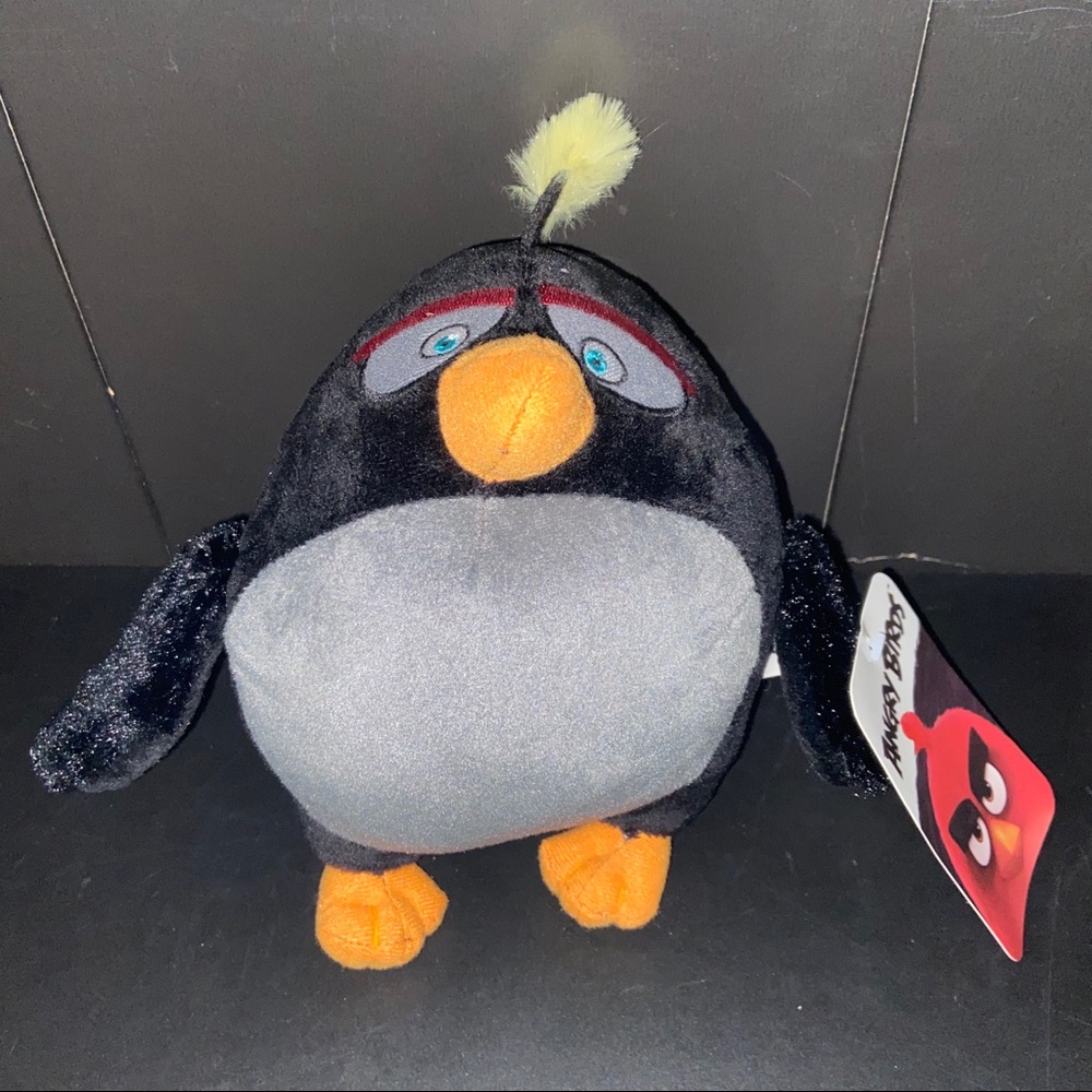 Black Bomb Angry Birds plush, new with tags